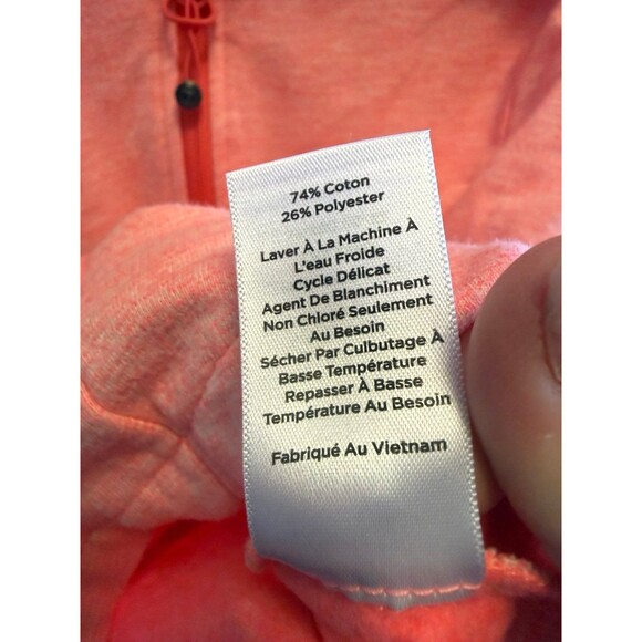 T By Talbots Petite Women Sz PM Coral Full ZIP Front with Zip Pockets Jacket - Picture 8 of 8